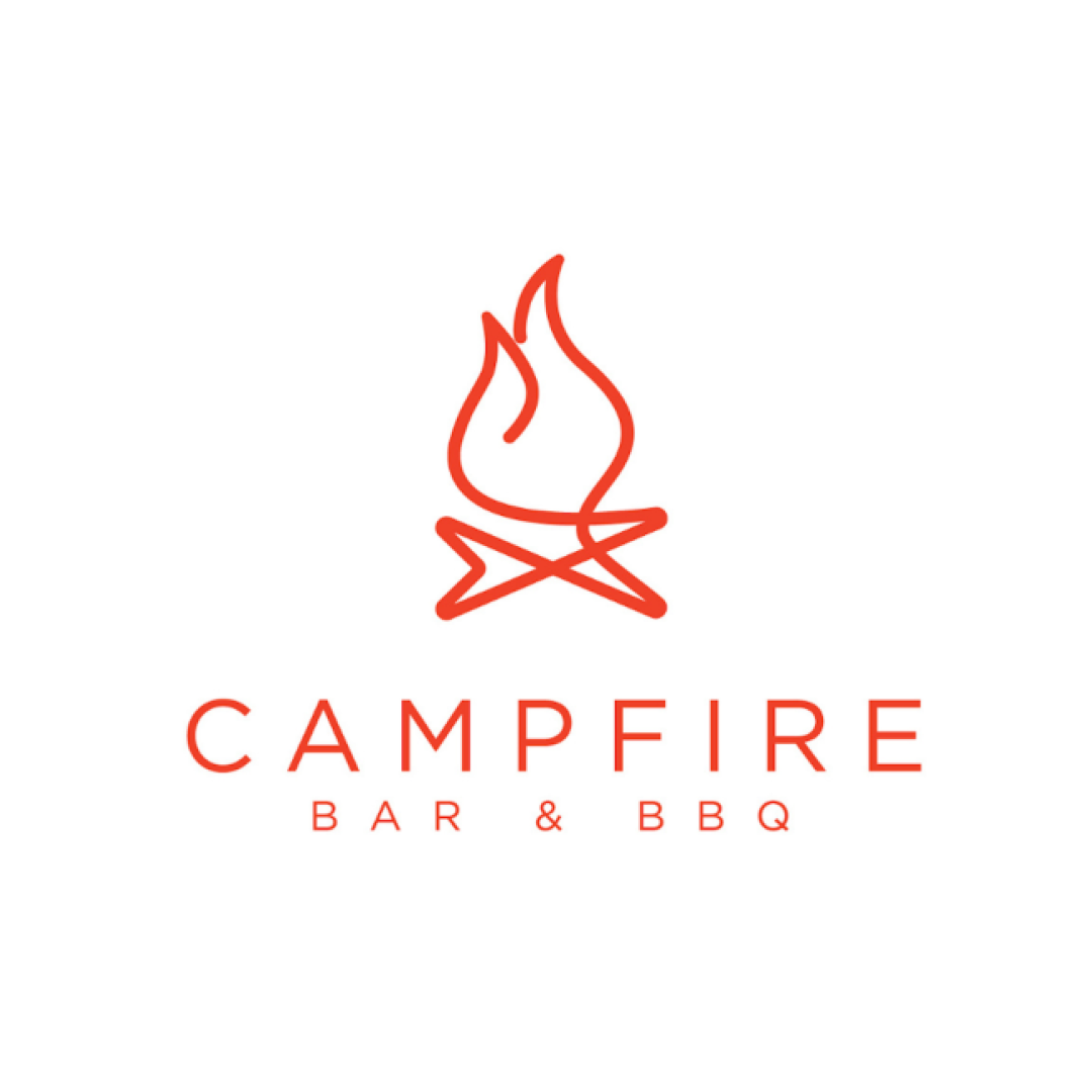 Camp Fire Bar and BBQ Logo
