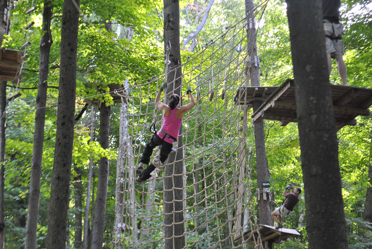 Play at the Aerial Adventure Park - Catamount Mountain Resort