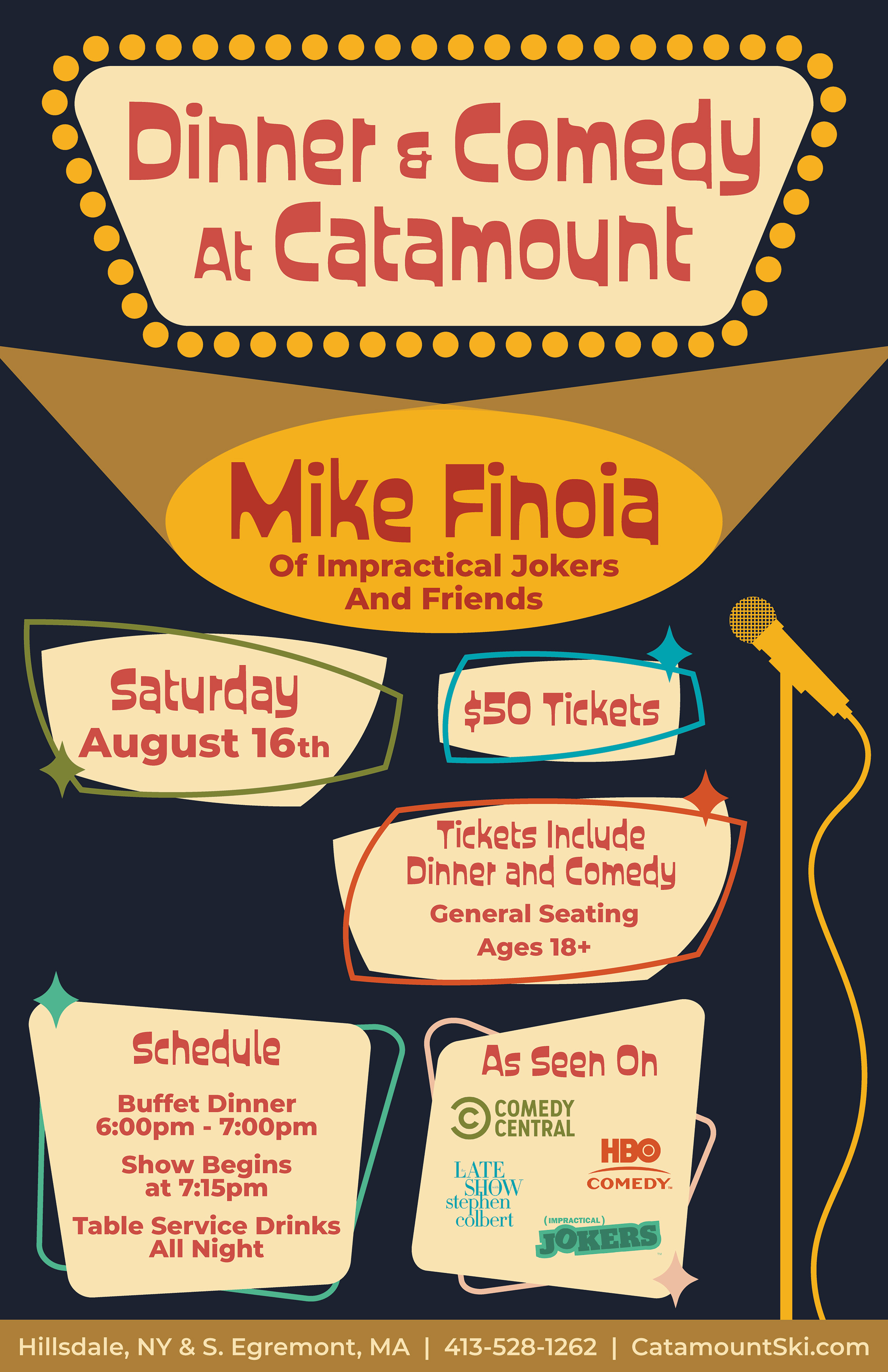 2025 Summer Comedy Show Flyers 11x17 SMALL