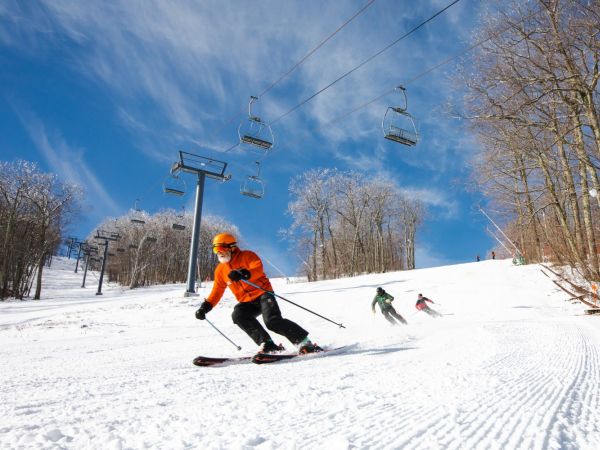 Image of Skier at Catamount Resort